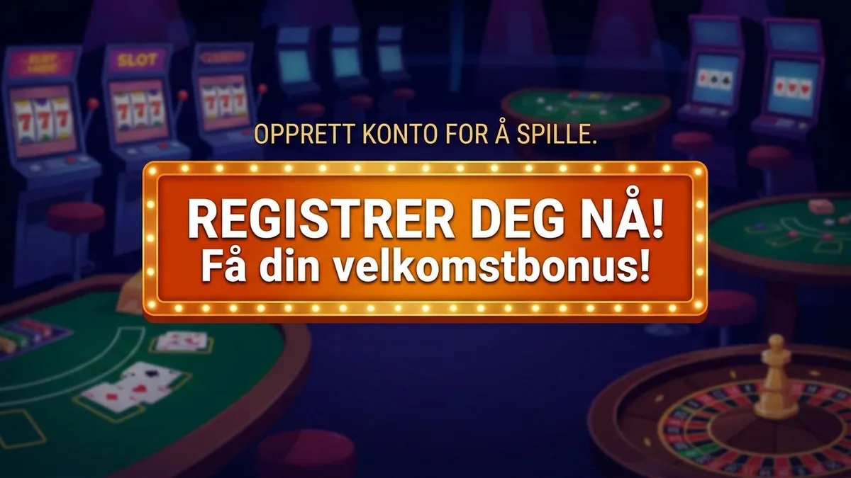 Registrer deg med bonus